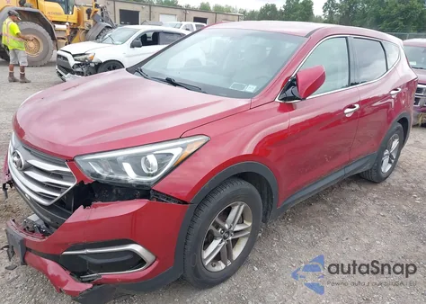 2017 Hyundai Santa Fe Sport 2.4L из США, поврежденный, VIN 5XYZTDLB4HG477605